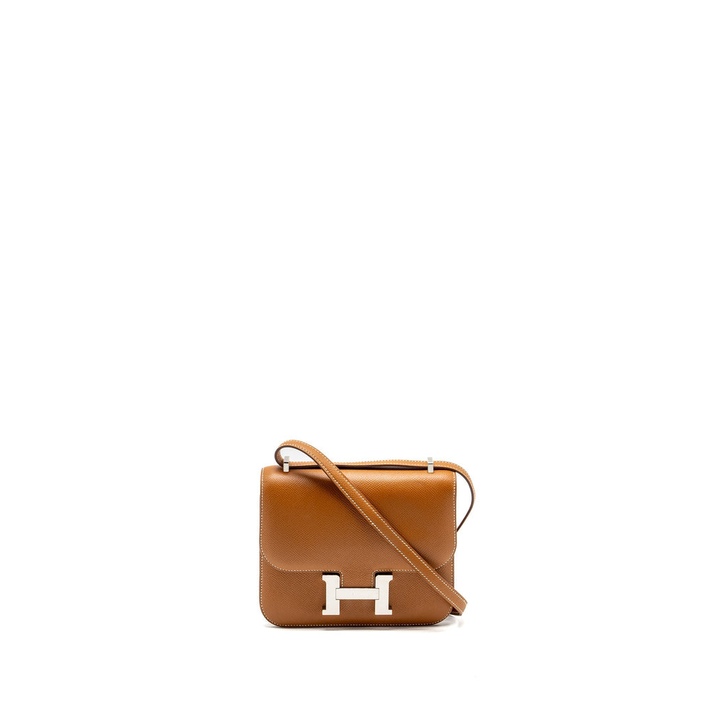 Hermes Mini Constance Epsom Gold SHW