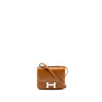 Hermes Mini Constance Epsom Gold SHW