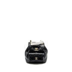 CHANEL 24P MINI DUMA BACKPACK CALFSKIN BLACK LGHW (MICROCHIP)