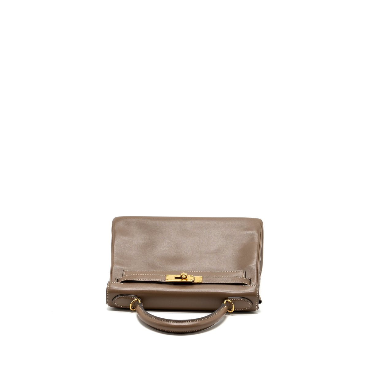 HERMES KELLY 28 TADELAKT ETOUPE GHW