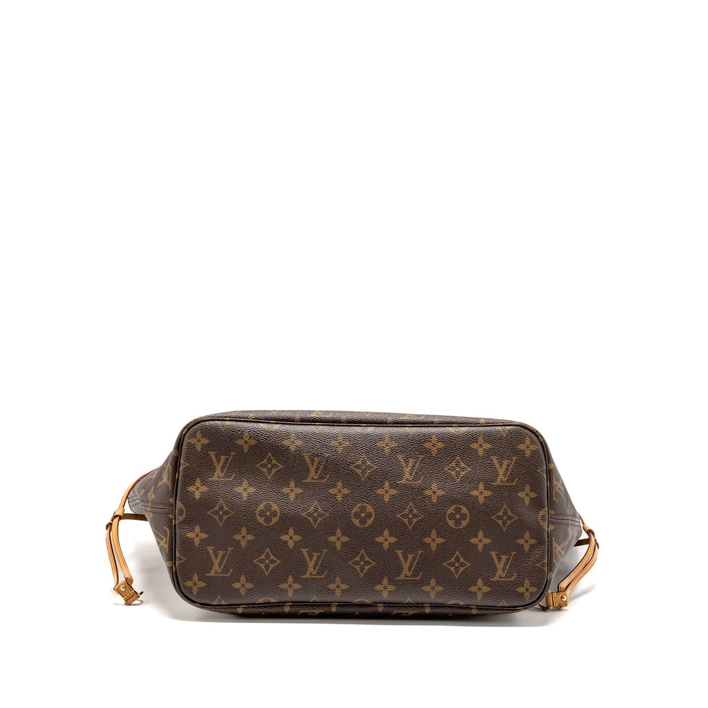 LOUIS VUITTON NEVERFULL MM MONOGRAM CANVAS GHW
