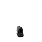 CHANEL MINI SQUARE FLAP BAG LAMBSKIN BLACK SHW (MICROCHIP)