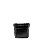 CHANEL MINI 22 BAG CALFSKIN BLACK GHW (MICROCHIP)