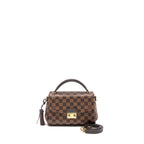 LOUIS VUITTON CROISETTE DAMIER EBENE CANVAS GHW