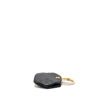 Chanel Pearl Crown Handle Clutch Lambskin Black GHW (Microchip)