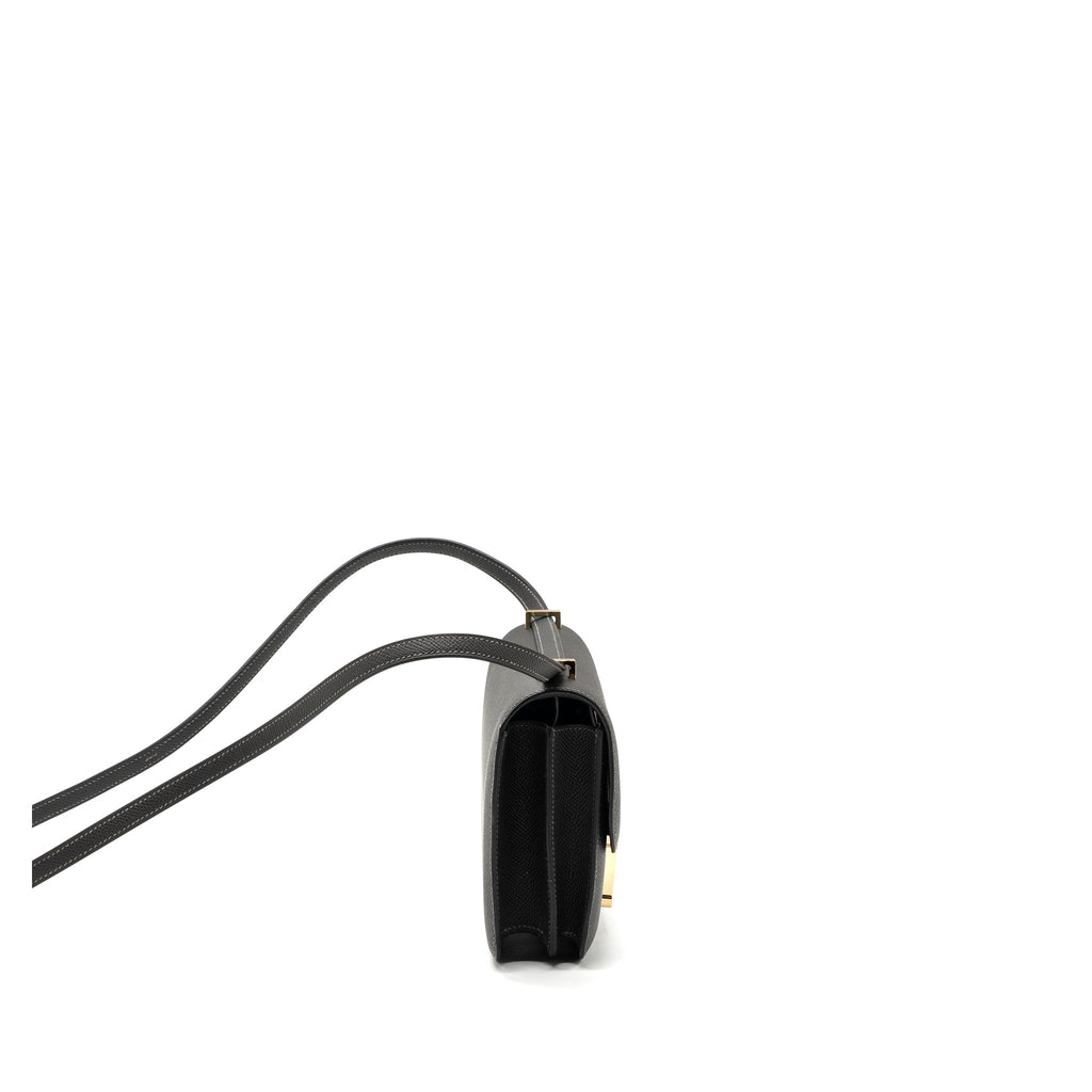 Hermes mini constance epsom graphite LGHW (New Version)