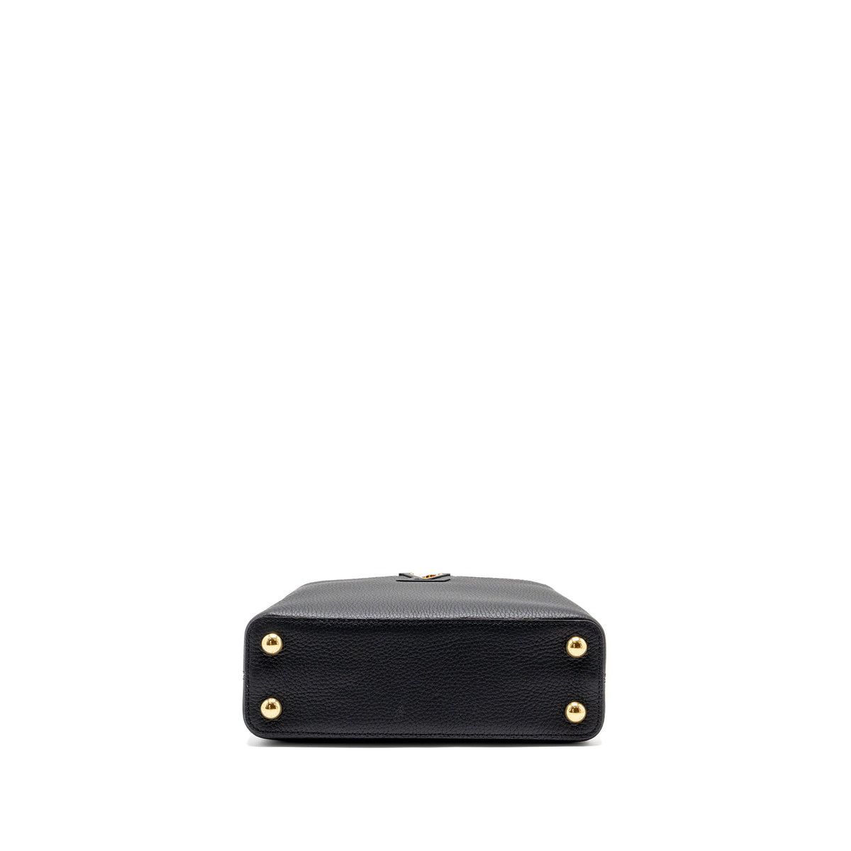 LOUIS VUITTON CAPUCINES BB CALFSKIN BLACK GHW