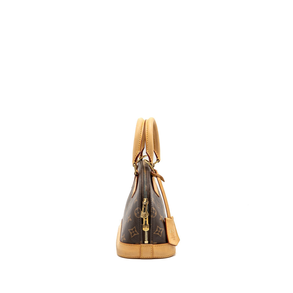 LOUIS VUITTON ALMA BB MONOGRAM CANVAS GHW