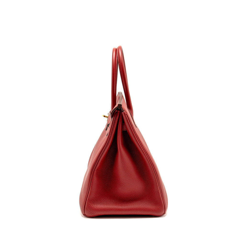 Hermes birkin 35 togo rouge vif GHW