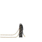 DIOR SADDLE PHONE POUCH DIOR OBLIQUE JACQUARD BLUE GHW