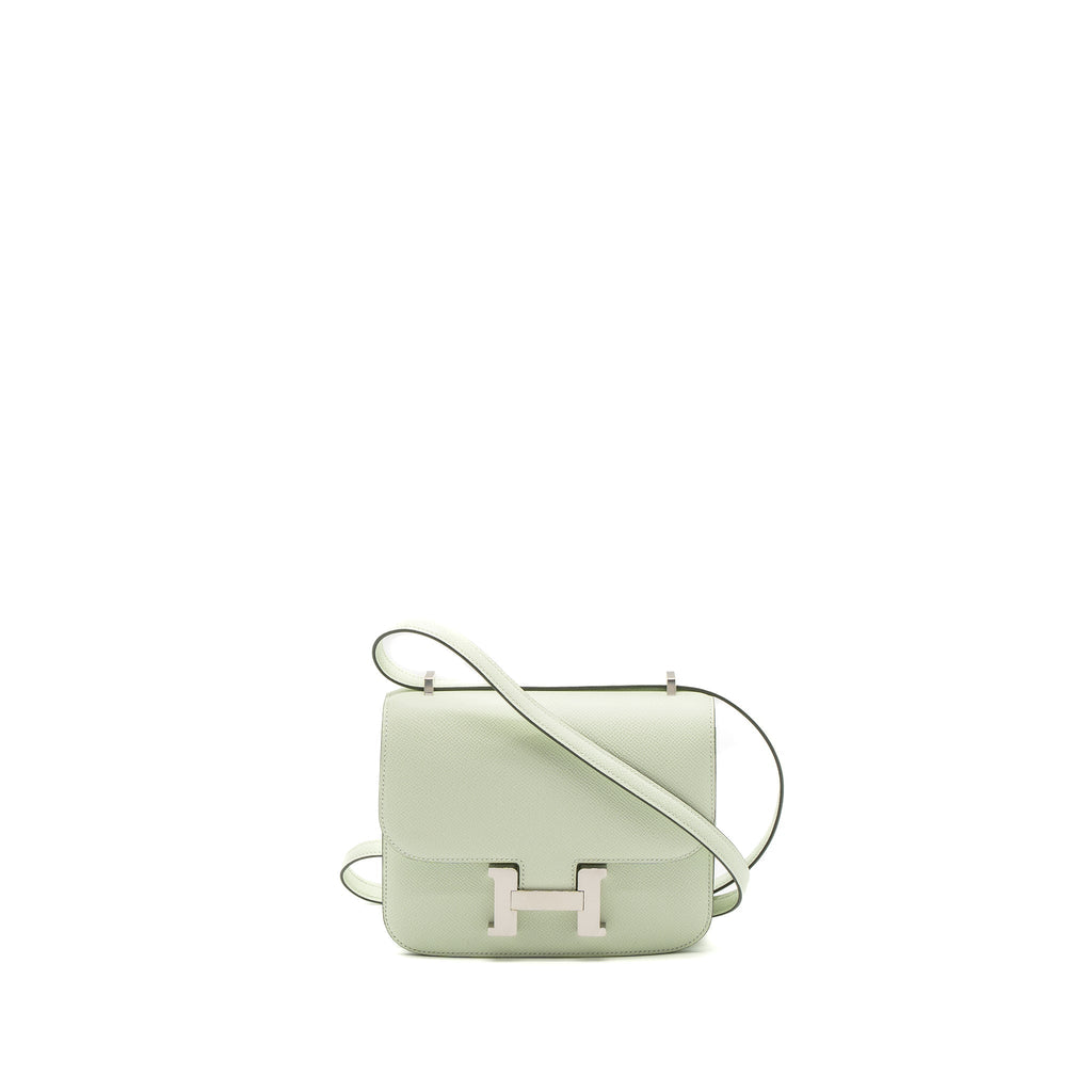 Hermes Mini Constance Epsom Vert Fizz SHW (New Version)