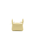 Hermes Mini Lindy II Clemence Jaune Milton SHW