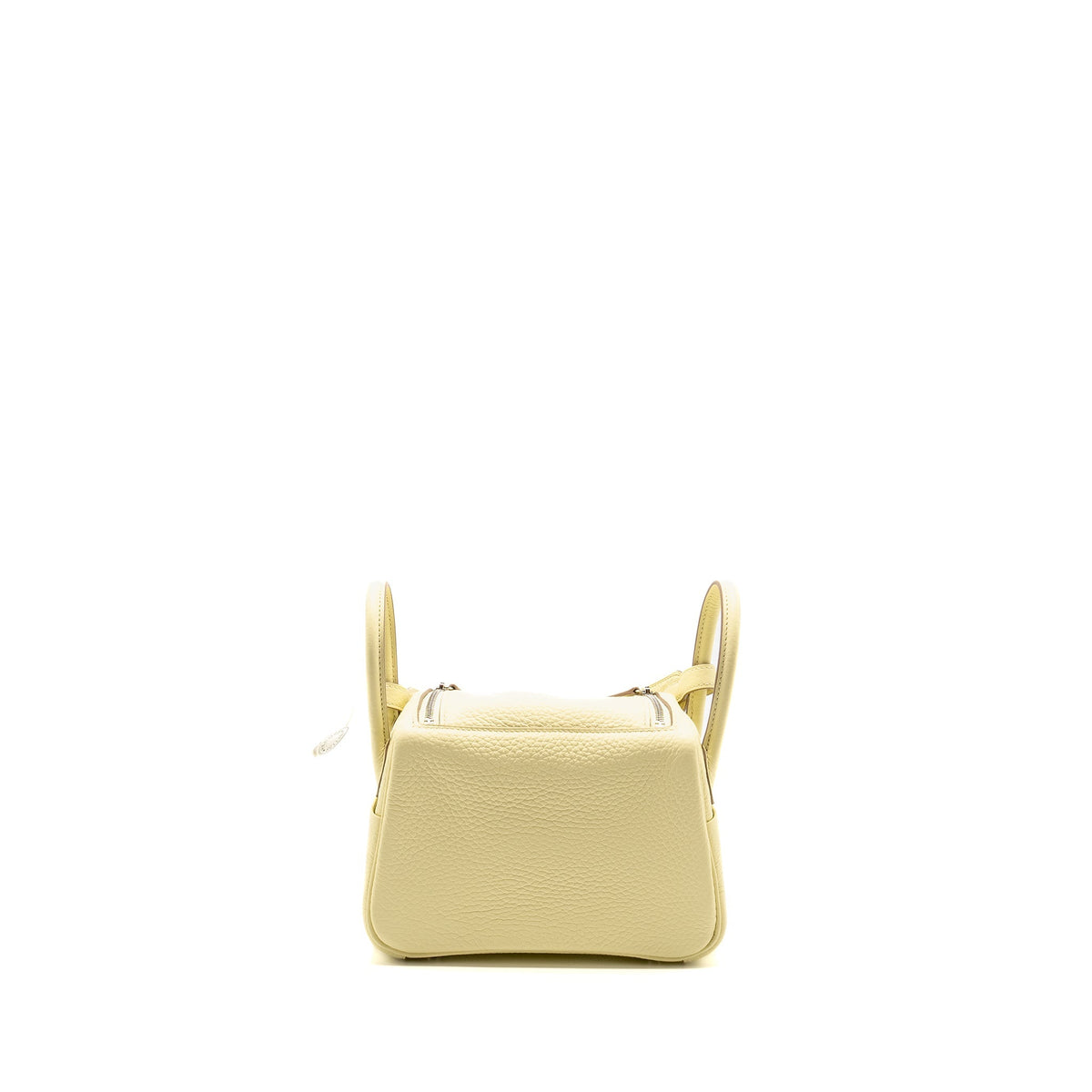 Hermes Mini Lindy II Clemence Jaune Milton SHW