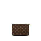 LOUIS VUITTON DOUBLE ZIP POCHETTE RESERVE MONOGRAM CANVAS GHW (NEW VERSION)