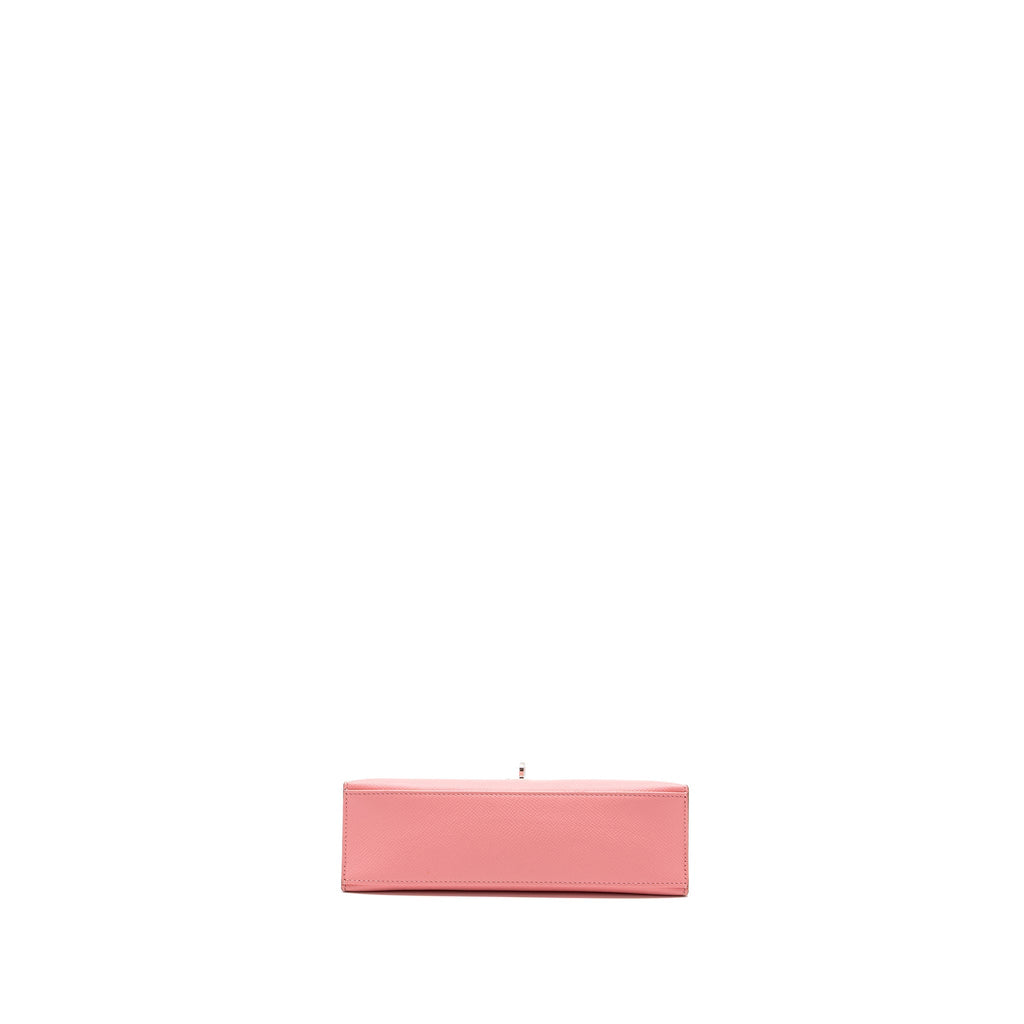 Hermes kelly pochette epsom rose confetti SHW