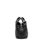 DIOR MEDIUM TOUJOURS BAG MACROCANNAGE CALFSKIN BLACK LGHW