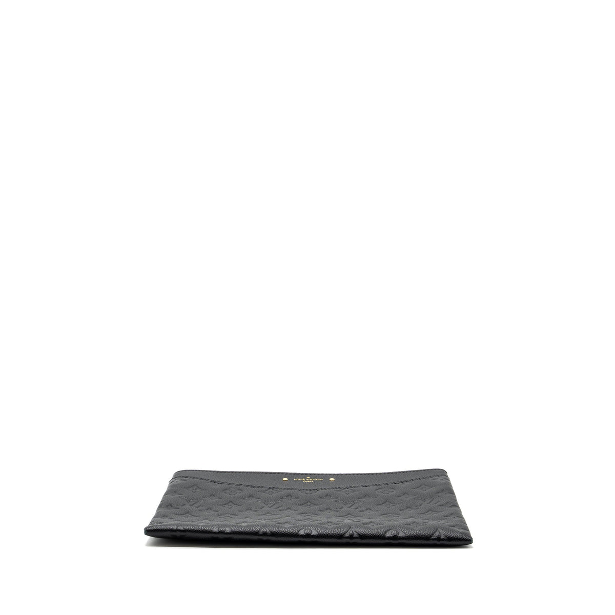 LOUIS VUITTON CLUTCH MONOGRAM EMPREINTE CALFSKIN BALCK GHW