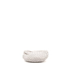 BOTTEGA VENETA MINI JODIE LAMBSKIN CHALK GHW
