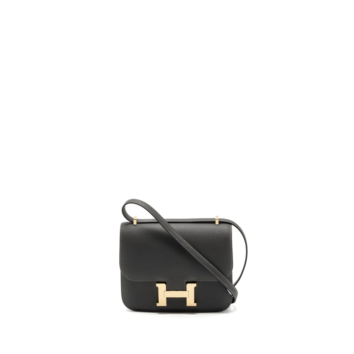Hermes mini constance epsom graphite LGHW (New Version)