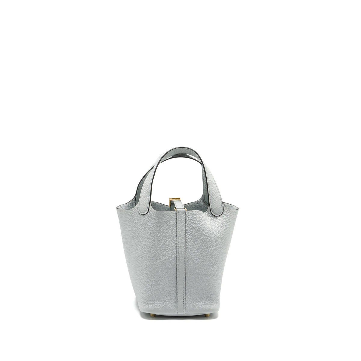 HERMES PICOTIN 18 LOCK BAG CLEMENCE BLUE PALE GHW