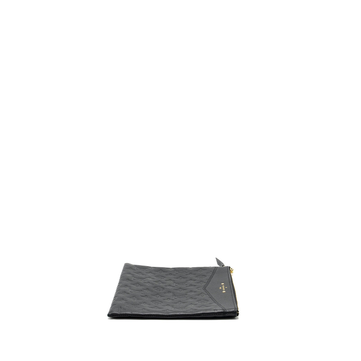 LOUIS VUITTON CLUTCH MONOGRAM EMPREINTE CALFSKIN BALCK GHW