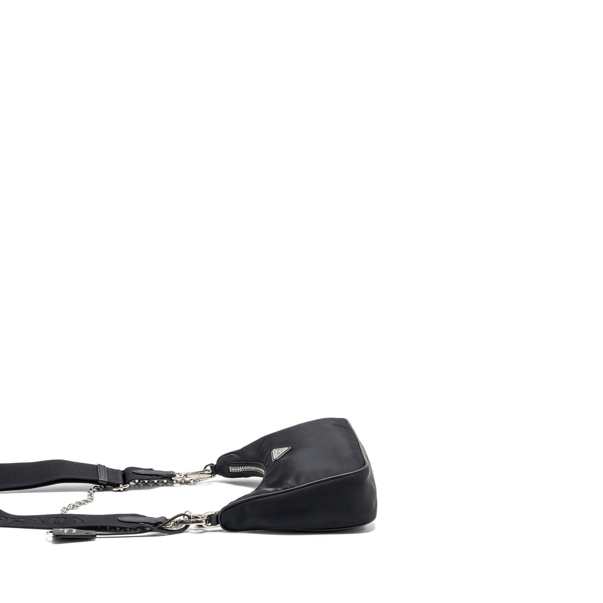 PRADA RE-EDITION 2005 NYLON BAG BLACK SHW