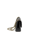 CHANEL JUMBO CLASSIC DOUBLE FLAP BAG LAMBSKIN BLACK GHW
