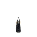 DIOR SMALL LADY DIOR BAG LAMBSKIN BLACK LGHW