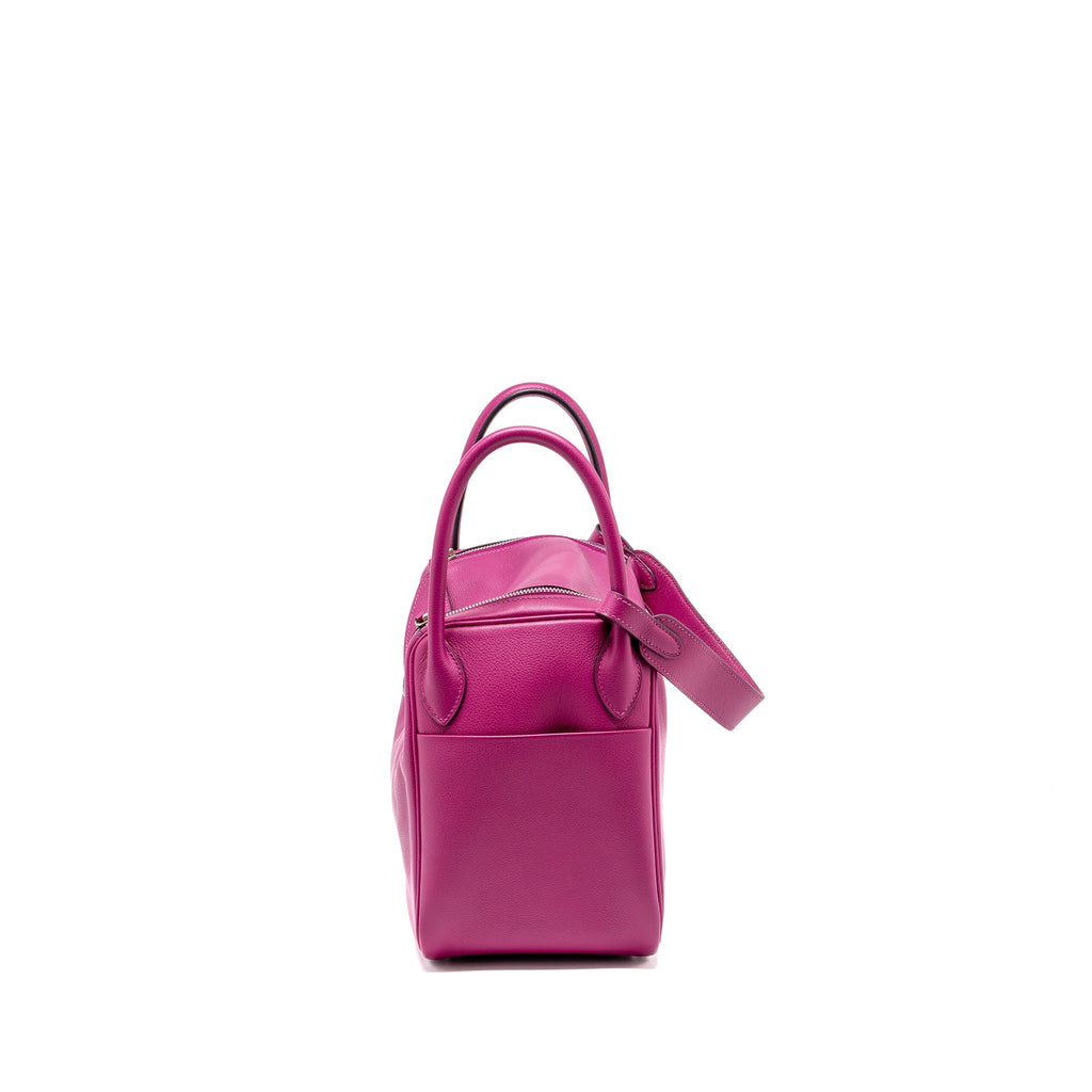 Hermes Lindy 30 Evercolor L3 Rose Pourpre SHW