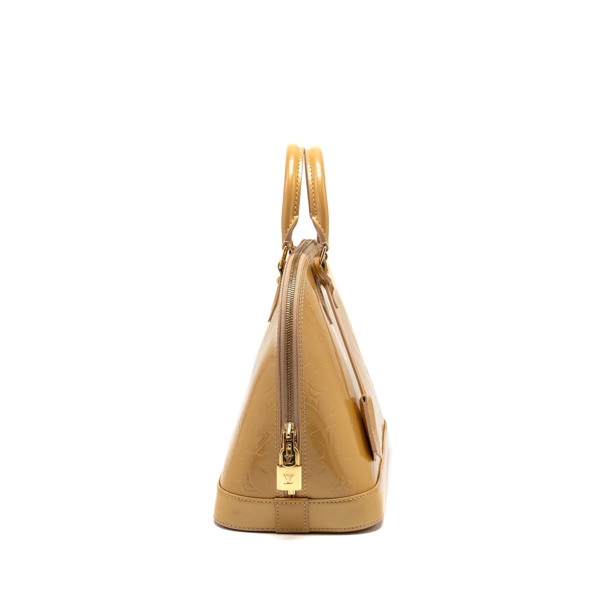 LOUIS VUITTON ALMA PM MONOGRAM VERNIS LEATHER ROSE FLORENTIN GHW