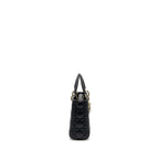 DIOR SMALL LADY DIOR BAG LAMBSKIN BLACK LGHW