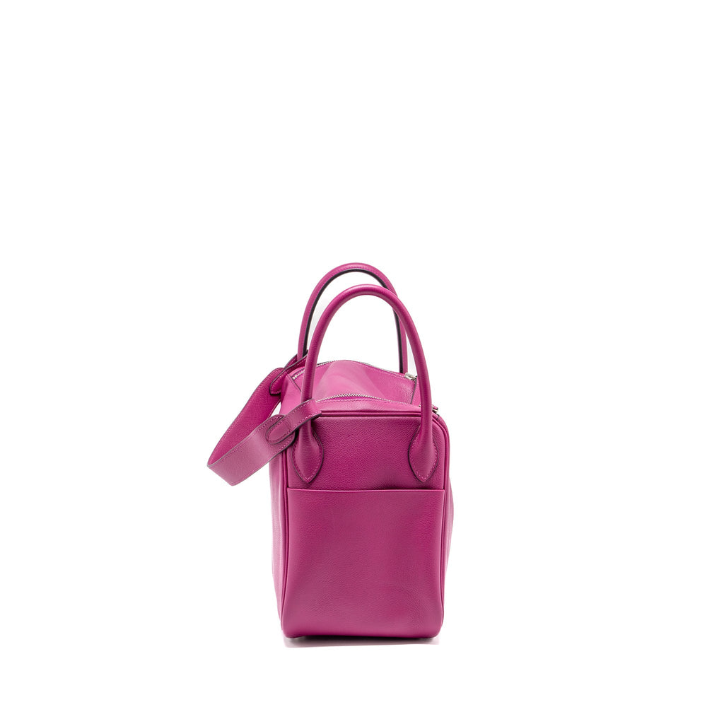 Hermes Lindy 30 Evercolor L3 Rose Pourpre SHW
