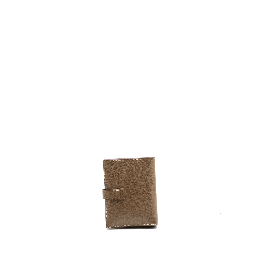 Hermes bearn compact wallet epsom etoupe GHW
