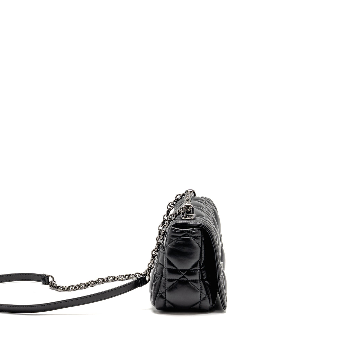 DIOR MEDIUM DIOR CARO BAG CALFSKIN SO BLACK
