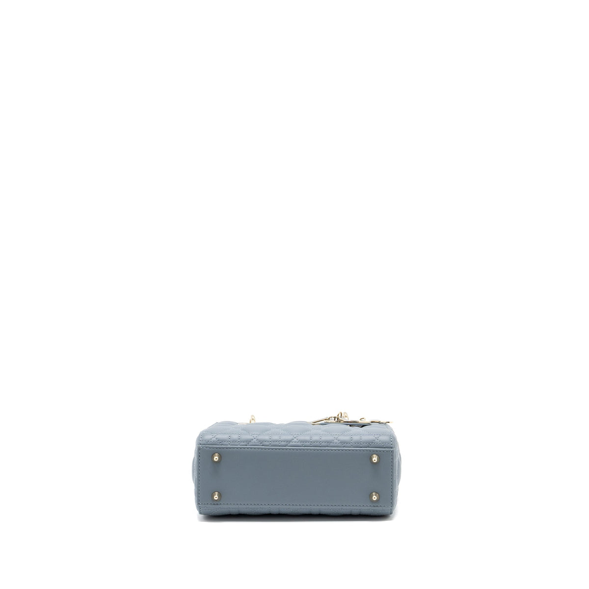 DIOR MY ABC SMALL LADY DIOR LAMBSKIN LIGHT BLUE LGHW