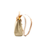 Hermes Herbag 31 zip bag canvas / hunter beton / natural sable GHW