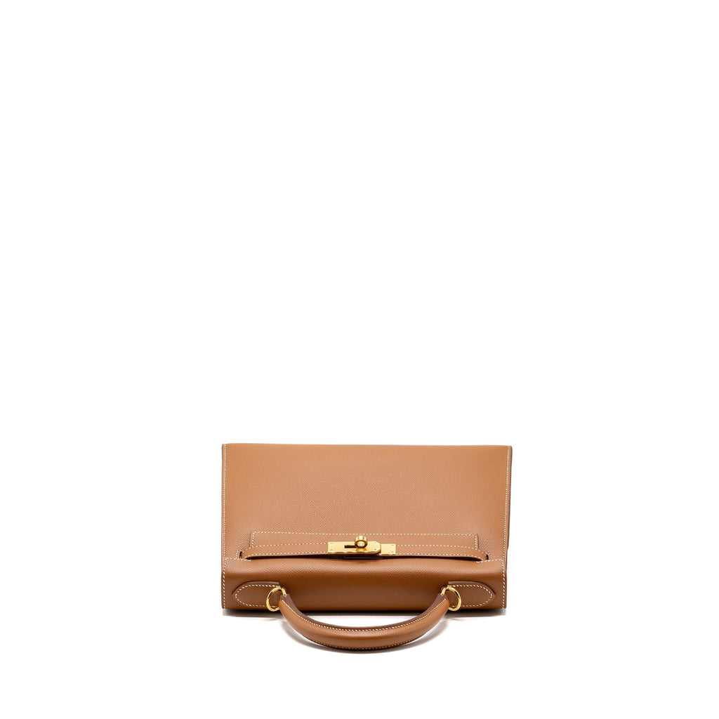 HERMES KELLY 28 SELLIER EPSOM GOLD GHW