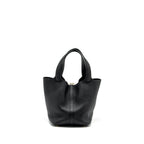 HERMES PICOTIN 22 LOCK BAG CLEMENCE BLACK GHW
