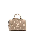 LOUIS VUITTON PETIT PALAIS BAG BICOLOUR MONOGRAM EMPREINTE LEATHER TOURTERELLE/CREME GHW