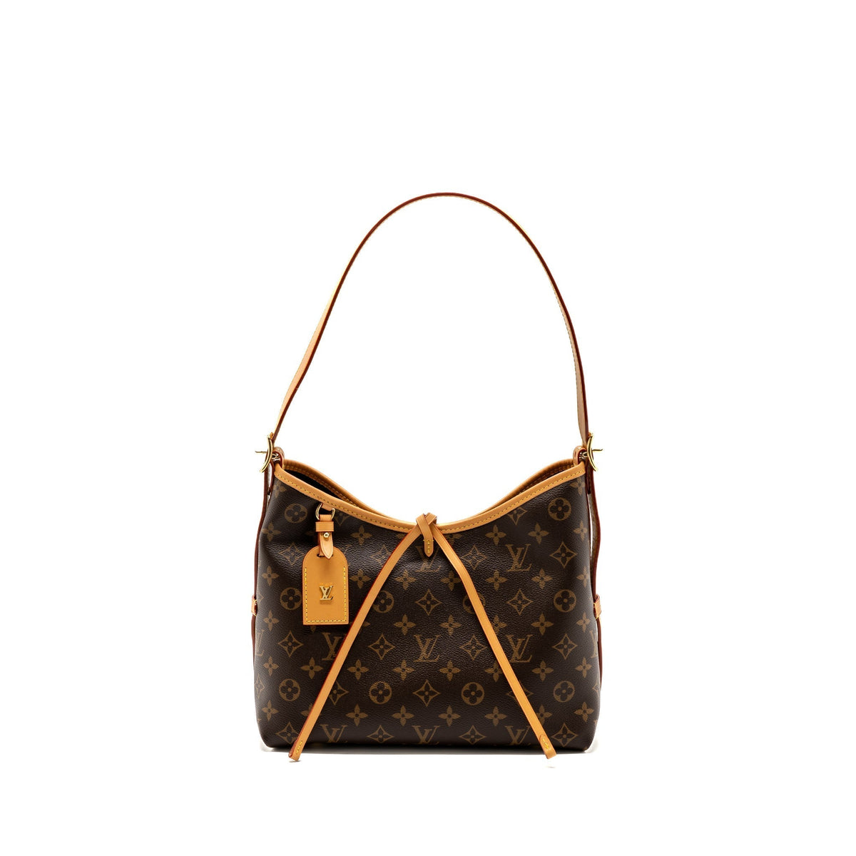 LOUIS VUITTON CARRYALL PM MONOGRAM CANVAS GHW(NEW VERSION)