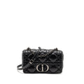 DIOR MEDIUM DIOR CARO BAG CALFSKIN SO BLACK