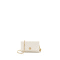 CHANEL PEARL CRUSH WALLET ON CHAIN LAMBSKIN WHITE GHW (MICROCHIP)