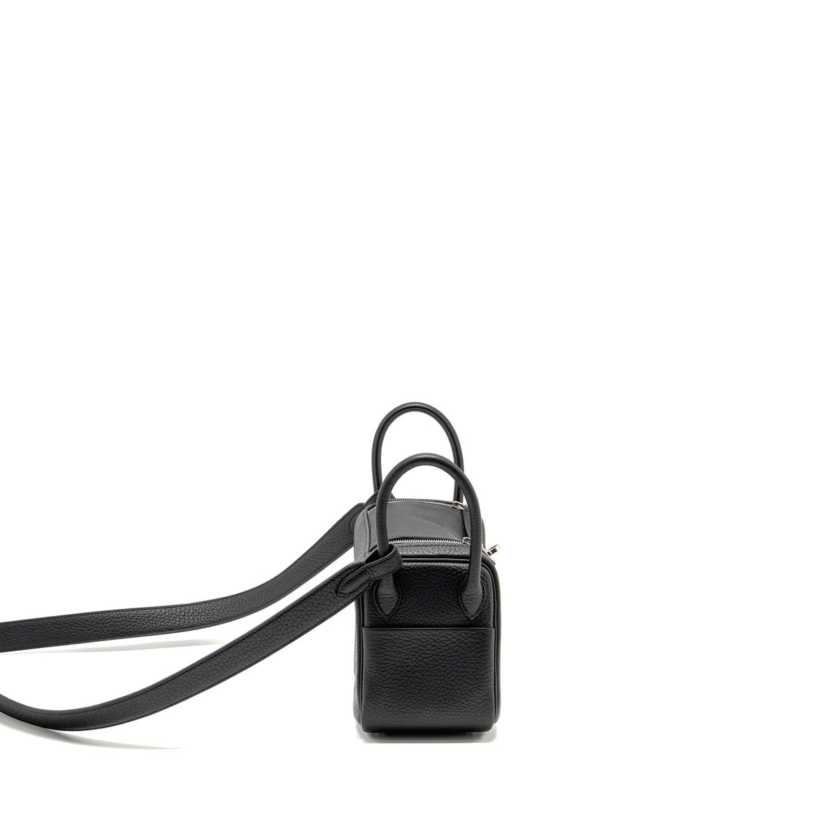 HERMES MINI LINDY II CLEMENCE BLACK SHW