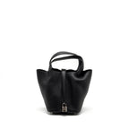 HERMES PICOTIN 18 LOCK BAG CLEMENCE BLACK SHW