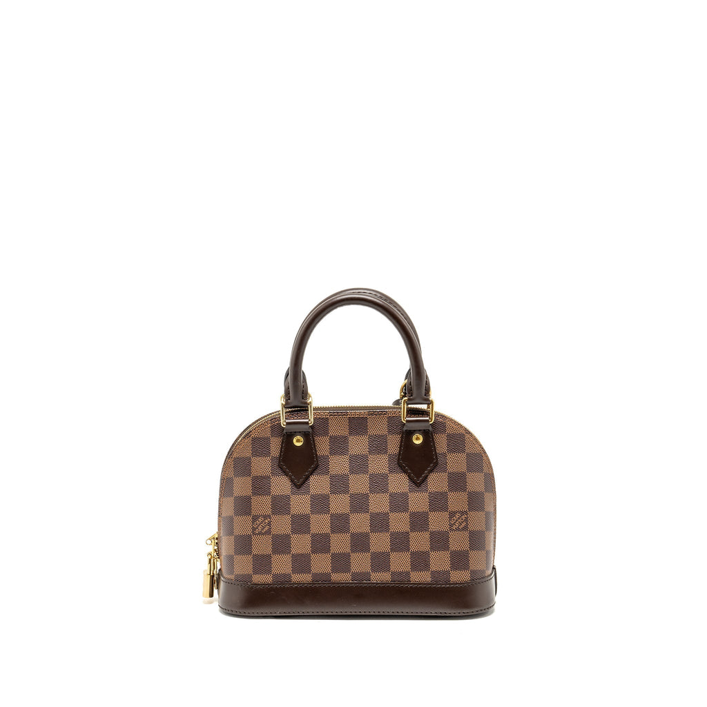 LOUIS VUITTON ALMA BB DAMIER EBENE GHW