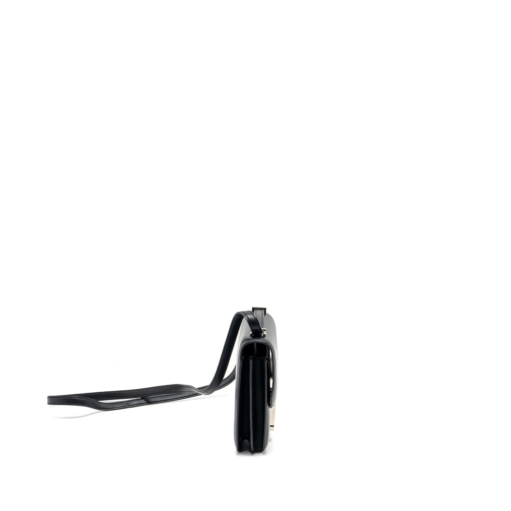 HERMES MINI CONSTANCE ALLEGRO BLACK / WHITE SHW