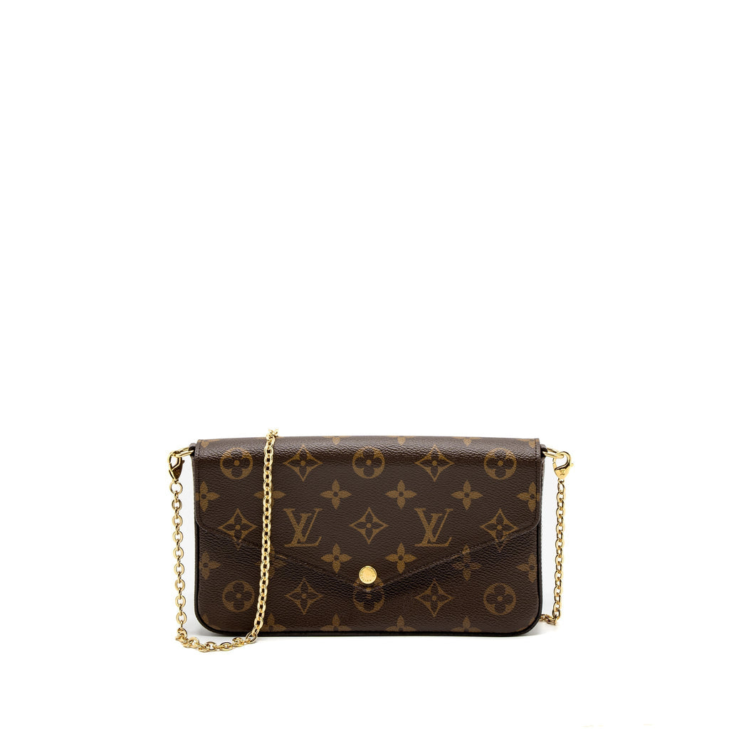 LOUIS VUITTON FELICIE POCHETTE MONOGRAM CANVAS GHW