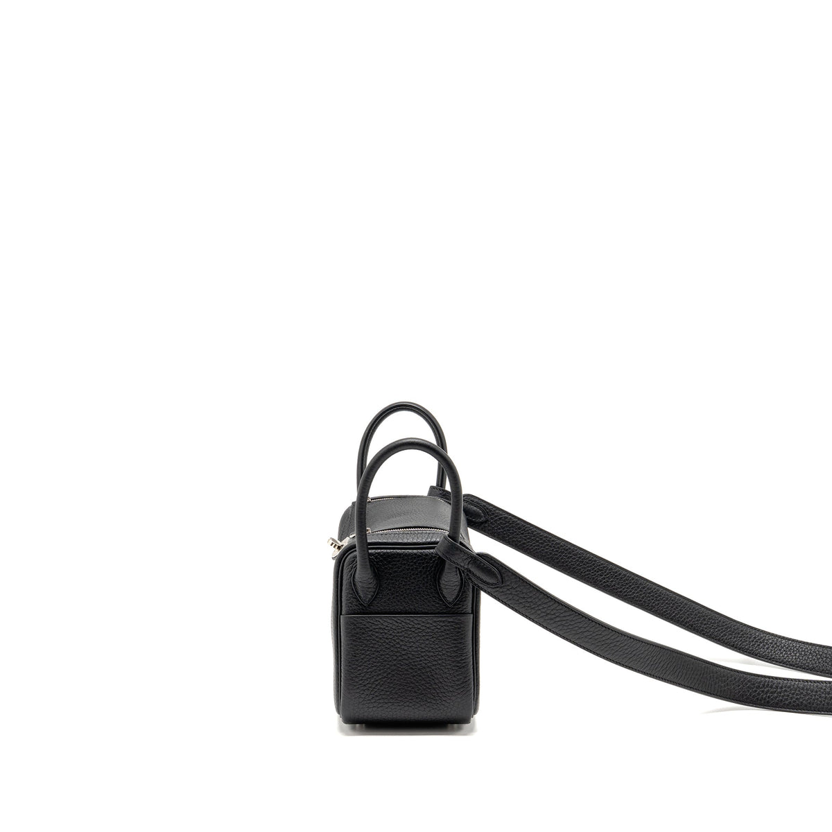 HERMES MINI LINDY II CLEMENCE BLACK SHW