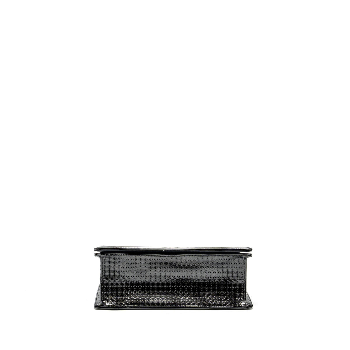 DIOR MEDIUM DIORAMA CALFSKIN METALLIC SILVER SHW