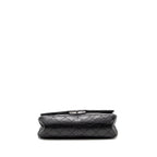 CHANEL 2.55 227 REISSUE FLAP BAG AGED CALFSKIN BLACK RUTHENIUM HARDWARE